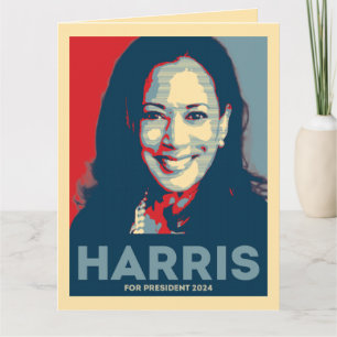 Kamala Harris voor President 2024 - Hoop Kaart