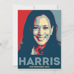Kamala Harris voor President 2024 - Hoop Kaart