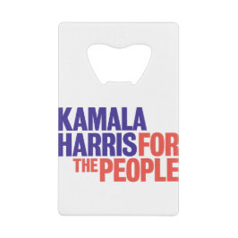 Kamala Harris voor President 2024 Kredietkaart Flessenopener
