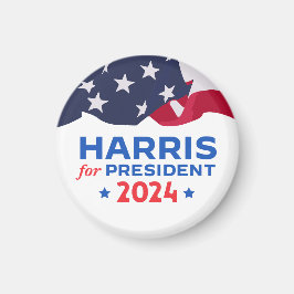 Kamala Harris voor President 2024 Magneet