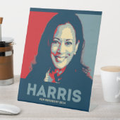 Kamala Harris voor President 2024 Reclamebord Met Voetstuk (Insitu)