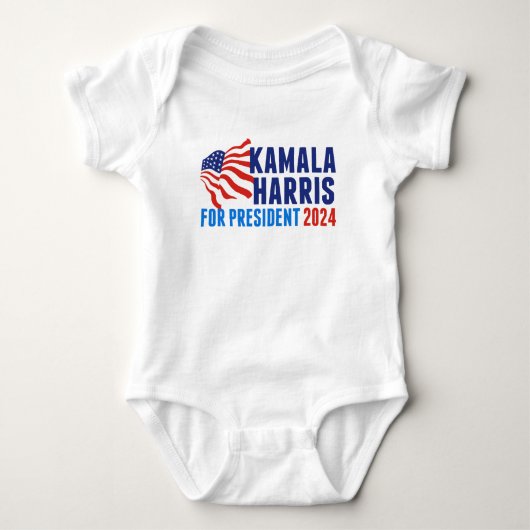 Kamala Harris voor President 2024 Romper (Voorkant)