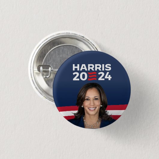 Kamala Harris voor President 2024 Ronde Button 3,2 Cm (Voorkant /achterkant)