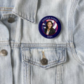 Kamala Harris voor President 2024 Ronde Button 5,7 Cm (In situ)