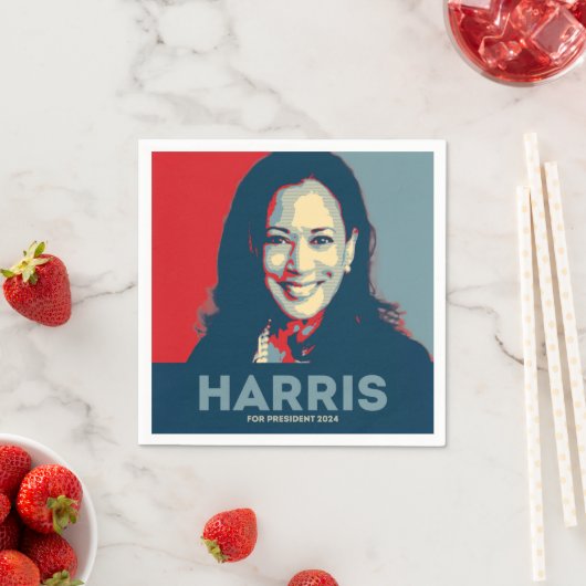 Kamala Harris voor President 2024 Servet (Insitu)