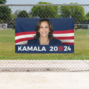 Kamala Harris voor President 2024 Spandoek
