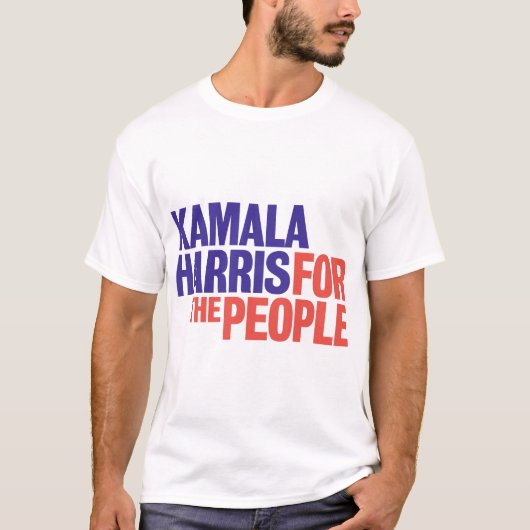 Kamala Harris voor President 2024 T-shirt (Voorkant)