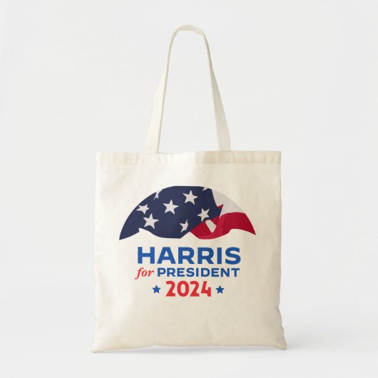 Kamala Harris voor President 2024 Tote Bag (Voorkant)