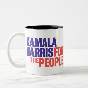 Kamala Harris voor President 2024 Tweekleurige Koffiemok
