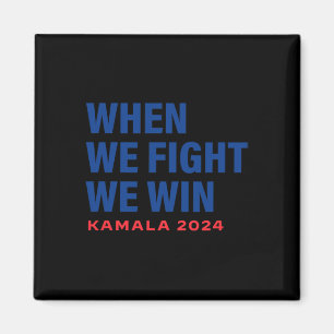 Kamala Harris voor President 2024 V Magneet