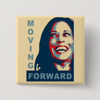 Kamala Harris voor President 2024 Vierkante Button 5,1 Cm