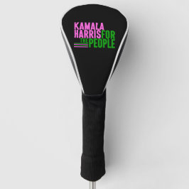 Kamala Harris voor President Gold Head Hoesjes Golfheadcover