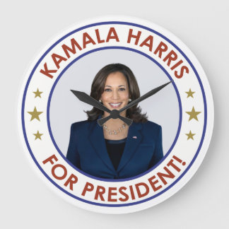 KAMALA HARRIS VOOR PRESIDENT! GROTE KLOK