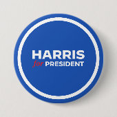 Kamala Harris voor President Ronde Button 7,6 Cm (Voorkant)
