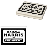 KAMALA HARRIS VOOR PRESIDENT! 	RUBBERSTEMPEL (Gestempeld)