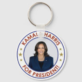 KAMALA HARRIS VOOR PRESIDENT! SLEUTELHANGER (Voorkant)