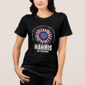 Kamala Harris: Voor President Tri-Blend Shirt (Voorkant)