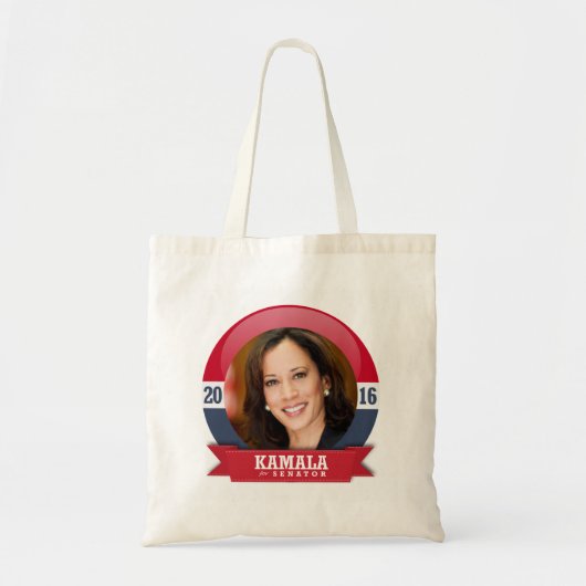 KAMALA HARRIS VOOR SENATOR TOTE BAG (Voorkant)