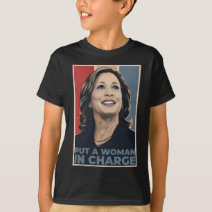 Kamala Harris vrouw voor presidentschap T-shirt