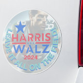 Kamala Harris Walz QR Code Assortiment Custom-Cut Sticker