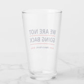 Kamala Harris - We gaan niet terug II Glas (Achterkant)