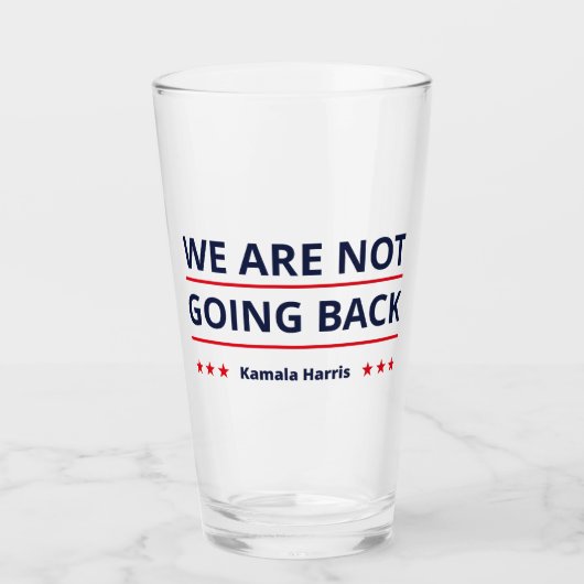 Kamala Harris - We gaan niet terug II Glas (Voorkant)
