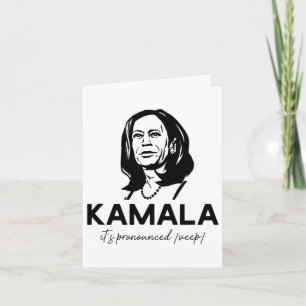 Kamala Het is uitgesproken Veep Vice President Har Kaart