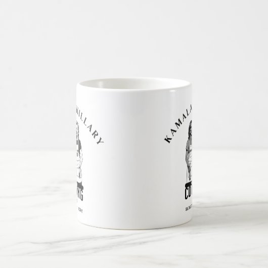 Kamala & Hillary Cuisine Show Café Mug (Centre)