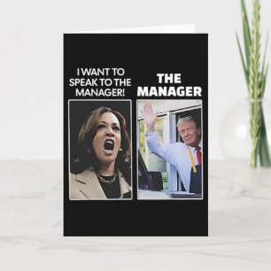 Kamala Ik Wil De Manager Spreken Trump Mcdona Kaart