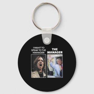 Kamala, ik wil de manager Trump McDona spreken Sleutelhanger