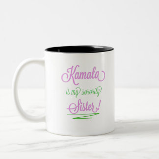 Kamala is mijn sorancierzus koffie-mok tweekleurige koffiemok