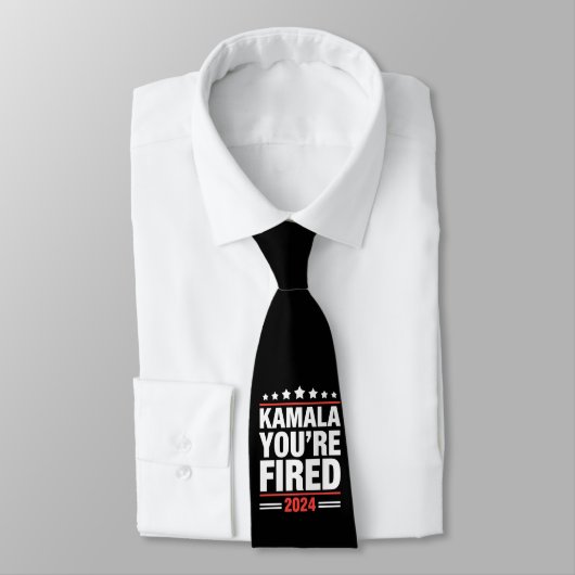 Kamala Je bent ontslagen Kamala Harris 2024 Stropdas (Gebonden)