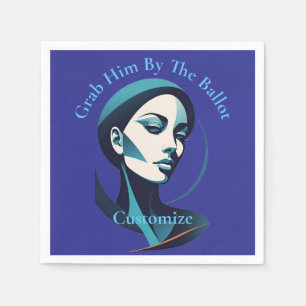 Kamala Kat Lady 2024 Stembiljet Thunder_Cove Servet