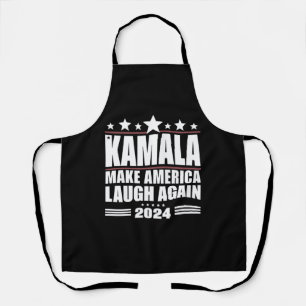 Kamala Laat Amerika Weer Lachen Amerikaanse Vlag 2 Schort