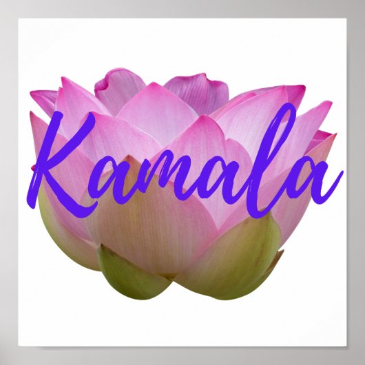 Kamala "Lotus Flower" Poster (Voorkant)