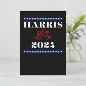 Kamala Lotus Harris voor POTUS Kaart (Staand voorkant)