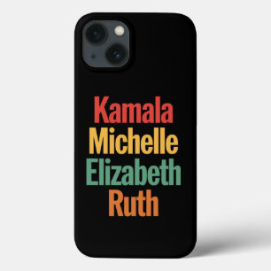 Kamala Michelle Elizabeth Ruth Feministische Polit iPhone 13 Hoesje