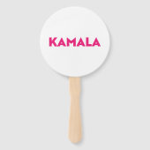 Kamala moderne gedurfde typografie minimalistisch handwaaier (Achterkant)