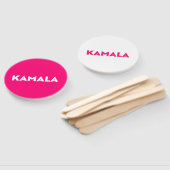 Kamala moderne gedurfde typografie minimalistisch handwaaier (Niet-gemonteerd)