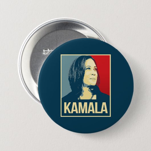 KAMALA RONDE BUTTON 7,6 CM (Voorkant /achterkant)