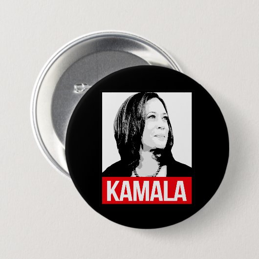 KAMALA RONDE BUTTON 7,6 CM (Voorkant /achterkant)