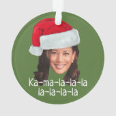 Kamala Santa Hat - Biden Walz 2024 vacances amusan (dos)