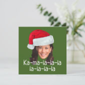 Kamala Santa Hat - Harris 2024 grappige vakantie (Staand voorkant)
