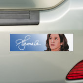 KAMALA SIGNATURE BUMPERSTICKER (Op auto)