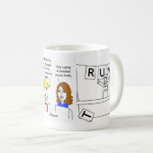 KAMALA TRUMP CARTOUAGE MUG (Devant droit)