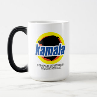 Kamala verwijdert hardnekkige Oranje vlekken Magische Mok