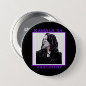 Kamala voor President 2024 Ronde Button 7,6 Cm (Voorkant /achterkant)