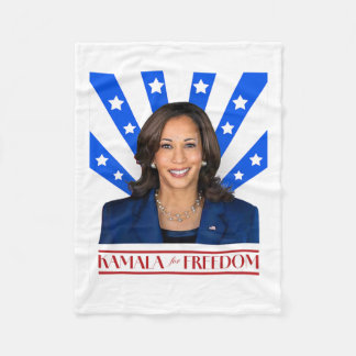 Kamala Voor Vrijheid 2024 Mevrouw Vice President  Fleece Deken