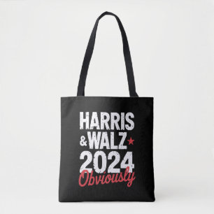 Kamala Walz Blijkbaar 2024 Harris Waltz 2024 Draagtas