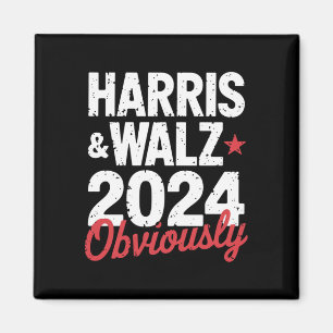 Kamala Walz Blijkbaar 2024 Harris Waltz 2024 Magneet